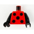 Torso with 5 Black Circles Pattern / Black Arms / Black Hands: {ярко червен}