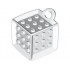 Куб 3X3X3, с пръстен: {бял}