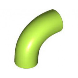 DESIGN SHAPE W/ TUBE, CROSSHOLE: {ярко жълто-зелен}