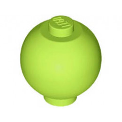 Brick, Round 2 x 2 Sphere with Stud / Robot Body: {ярко жълто-зелен}