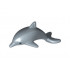 Dolphin, Town, Jumping with Bottom Axle Holder with Black Eyes and White Pupils Pattern: {пясъчно син}