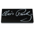 Tile 2 x 4 with Elvis Presley Signature and TM Pattern: {черен}