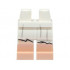 Hips and Legs with Light Nougat Feet and Skirt with Jagged Edge and Light Bluish Gray Creases Pattern: {бял}