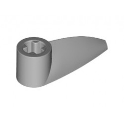 Bionicle 1 x 3 Tooth with Axle Hole : {умерено каменно сив}