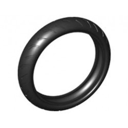 TYRE, NARROW, DIA. 132.6, NO. 1: {черен}