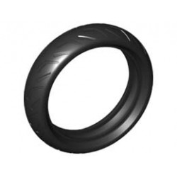 TYRE, NARROW, DIA. 139, NO. 1: {черен}