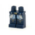 Hips and Legs with Gold Buckle and Trim and White Chaps with Bright Light Blue Thighs Pattern: {земно син}