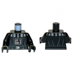 Torso SW Darth Vader Armor, Robe and Back Pattern / Black Arms / Black Hands: {черен}
