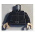 Torso SW Imperial Crew Uniform Jumpsuit, Wide Belt, and Large Silver Buckle Pattern / Black Arms / Light Nougat Hands: {черен}