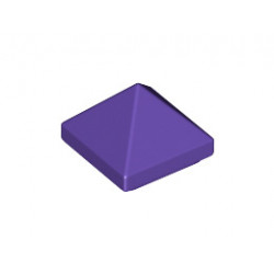 Плочка пирамида 1X1X2/3: {светло виолетов}