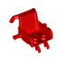 Minifigure, Utensil Wheelchair Seat: {ярко червен}
