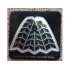Plastic Cape with Silver Spider Web Pattern: {неопределен}