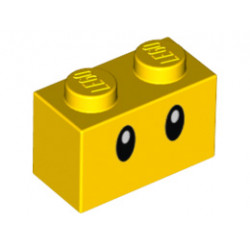 Тухличка 1X2 No.: {ярко жълт}