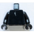 Torso White Lightning Bolt Pattern / Black Arms / Black Hands: {черен}