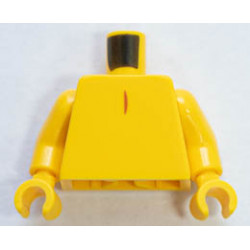 Torso Dark Orange Line and Tail Pattern / Yellow Arms / Yellow Hands: {ярко жълт}