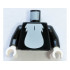 Torso White Chest Fur Pattern / Black Arms / White Hands: {черен}