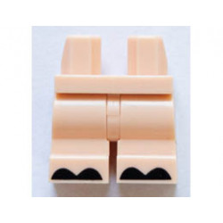 Hips and Medium Legs with Black Hooves Pattern: {светло нуга}