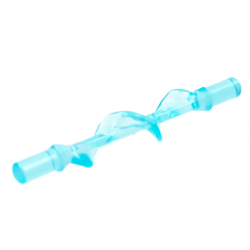 Power Burst Bolt Spiral with Bar Ends: {прозрачно светло син}