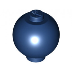 Brick, Round 2 x 2 Sphere with Stud / Robot Body: {земно син}