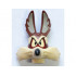 Minifigure, Head, Modified Looney Tunes Wile E. Coyote with Black Nose, Tan Face and Eyes Pattern: {червеникаво-кафяв}