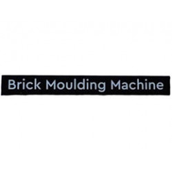 Tile 1 x 8 with Brick Moulding Machine Pattern: {черен}