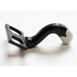 Minifigure Costume Tail Cat with White Tip Pattern: {черен}