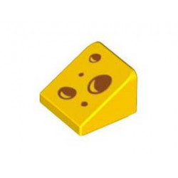 ROOF TILE 1X1X2/3, NO. 6: {ярко жълт}