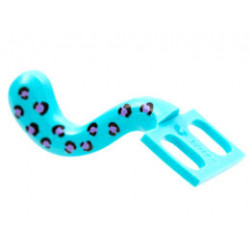 Minifigure Costume Tail Cat with Black and Medium Lavender Rosettes Pattern: {умерено небесносин}