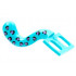 Minifigure Costume Tail Cat with Black and Medium Lavender Rosettes Pattern: {умерено небесносин}