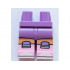 Hips and Legs with Straps, Stripes, Medium Lavender Knees and Bright Pink Boots Pattern: {умерено лавандулов}