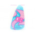 Plastic Sail 6 x 11.5 with Magenta 08 and Dots with Dark Azure Swirls on Transparent Background Pattern: {неопределен}