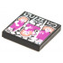 Tile 2 x 2 with Groove with BeatBit Album Cover - Girls Dancing, Middle Upside Down Pattern: {черен}