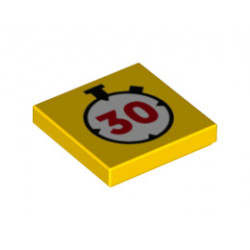 Плоска плочка 2X2 No. 499: {ярко жълт}