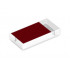 Tile 1 x 2 with Groove with Red Rectangle Pattern: {прозрачен}