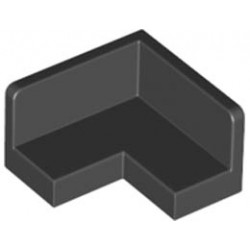 Ъглов стенен елемент 2X2: {черен}