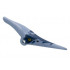 Dinosaur Head Pteranodon with Yellow Eyes and Dark Blue Marks Around Eyes and Head Pattern: {пясъчно син}