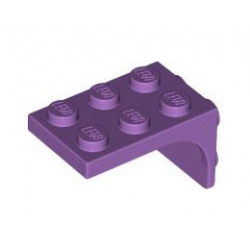 Плочка 2X2, с 1.5 плочка 2X2, обърната надолу: {умерено лавандулов}