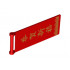 Flag 7 x 3 with Rod with Gold Spirals and '恭賀新禧' (Happy New Year) Pattern : {ярко червен}
