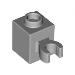 Тухличка 1X1 с държач : {умерено каменно сив}