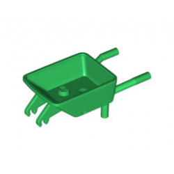 Мини ръчна количка с ос Ø3.2: {тъмно зелен}