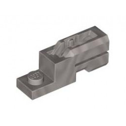 PLATE 1X2, W/ SHOOTER, NO. 1: {сребърно метален}