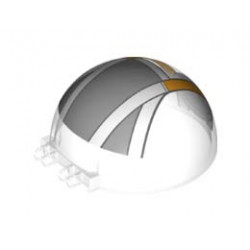 DOME DIA. 63.77 W/ COMBI HINGE, NO. 3: {прозрачен}