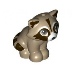 RACCOON, W/ HOLE, DIA. 1.5, NO. 1: {пясъчно жълт}
