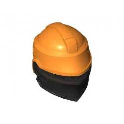 MINI HELMET, NO. 355: {ярко оранжев}