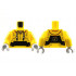 Torso Hoodie, Silver Neck and Circuitry Pattern / Yellow Arms / Light Bluish Gray Hands: {ярко жълт}