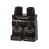 Hips and Legs with SW Armor and Knee Pads with Light Bluish Gray Outlines Pattern: {черен}