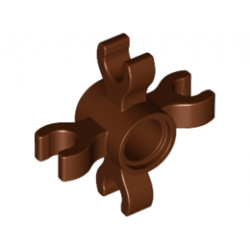 HOLE Ø4.8 VERT. W/ 4 HOLDER: {червеникаво-кафяв}