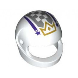 MINI CRASH HELMET, NO. 21: {бял}
