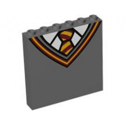 WALL ELEMENT 1X6X5, NO. 14: {тъмно каменно сив}