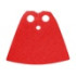 Minifigure Cape Cloth, Standard - Traditional Starched Fabric - 3.9cm Height: {ярко червен}